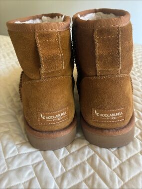 Koolaburra Uggs Tan Suede Shearling-Lined Boots